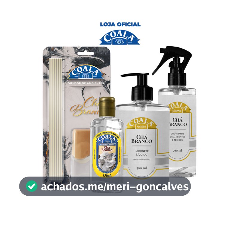 kit Coala Home Chá Branco