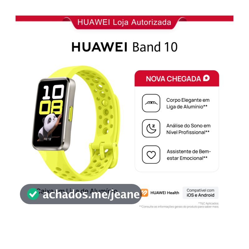 HUAWEI Band 10  Relógio Digital Smartchwatch Análise do Sono em Nível Profissional