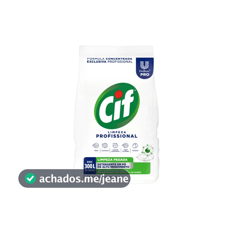 Limpador em Pó Limpeza Profissional 2,4kg Cif