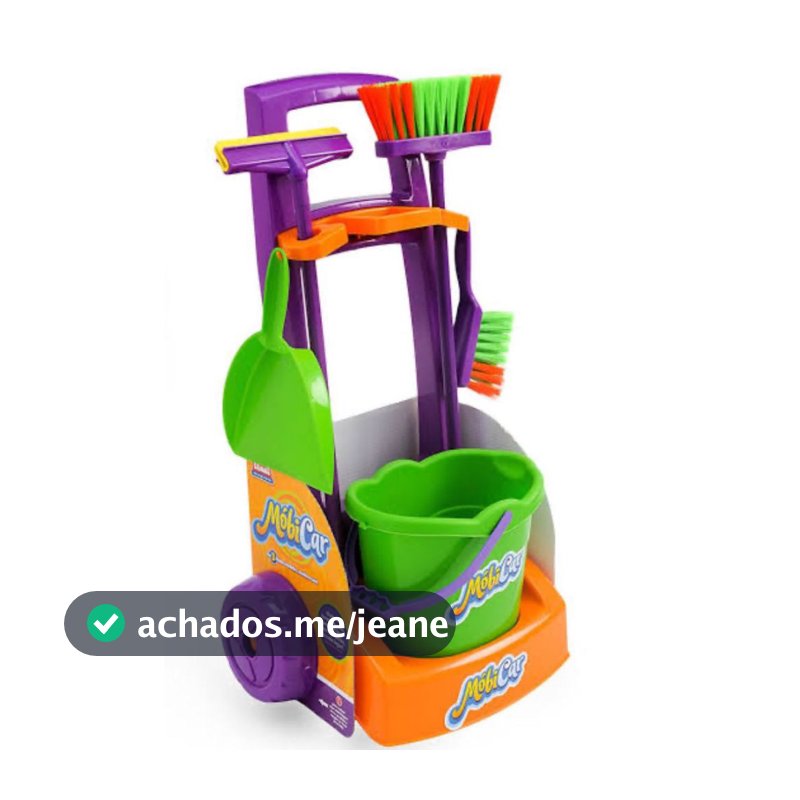 Carrinho De Limpeza Infantil Brinquedo meninos e menina  De Compras Supermercado