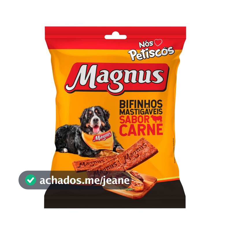Bifinho Magnus Mastigáveis Para Cães Sabor Carne 60g