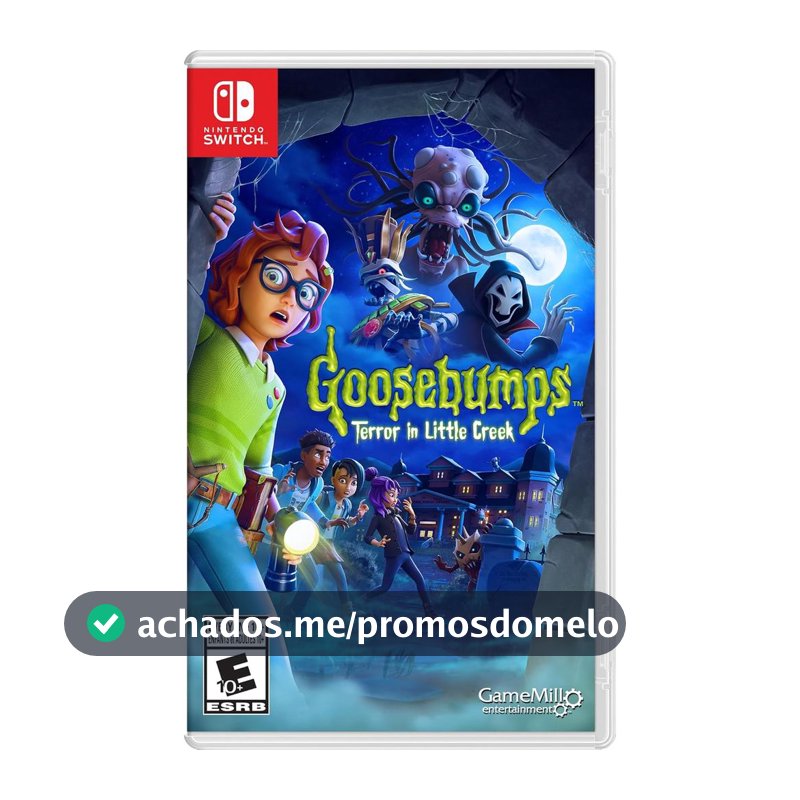 Goosebumps Terror in Little Creek Switch Midia Fisica