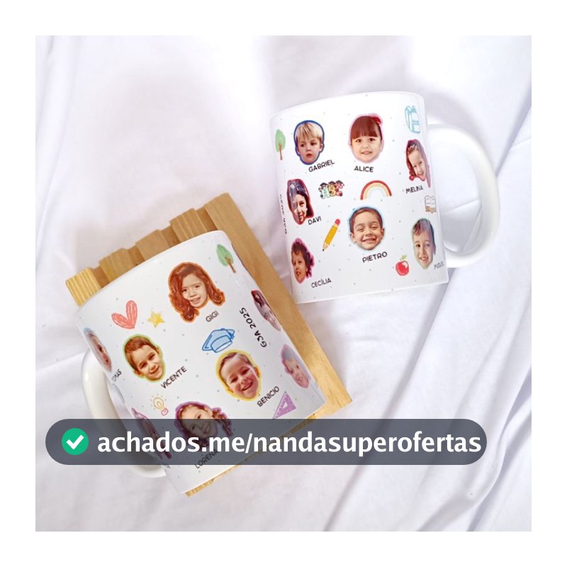 Caneca Personalizada formatura com Foto dos Alunos | Presente Criativo dia dos formandos | caneca rostinho, caneca abc