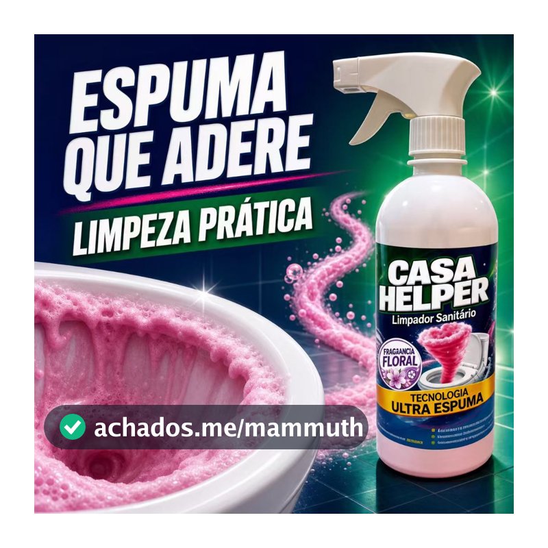 Limpador de Vaso Sanitário Ultra Potente | Envio Imediato, Remove 99% das Manchas Difíceis
