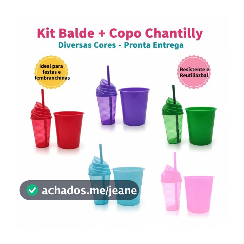 Kit Cinema 15 Baldinho Pop Pipoca 1 L +15 Copo Chantilly 400ml Aniversario Lembrancinha