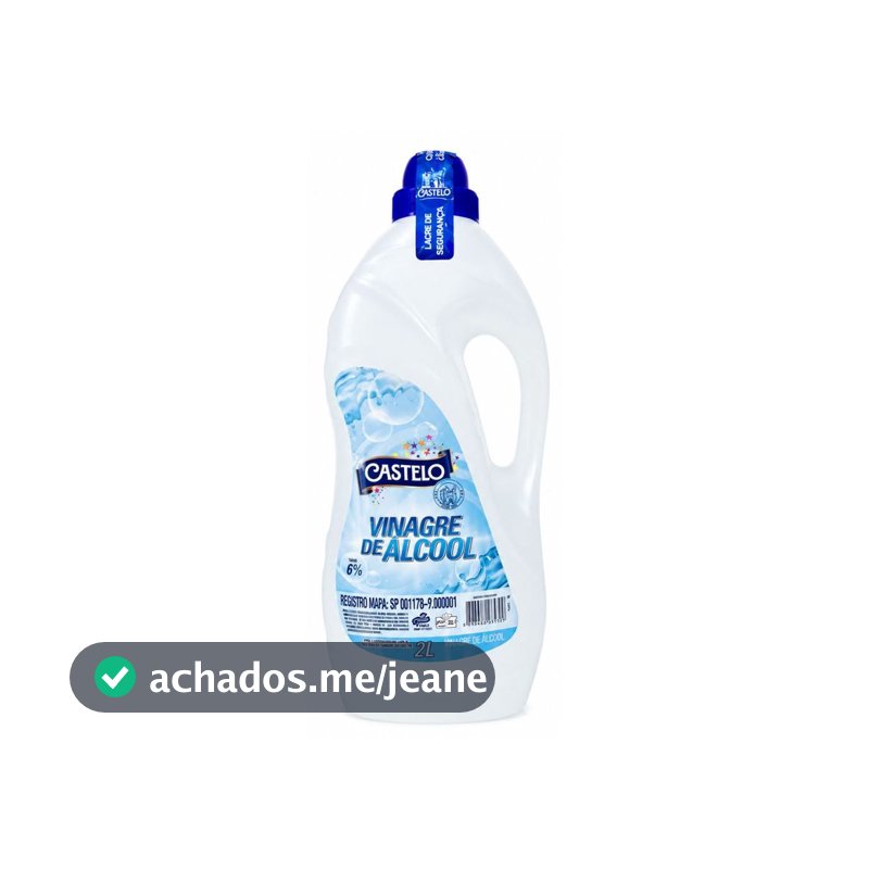 VINAGRE CASTELO ALCOOL 6% 2l