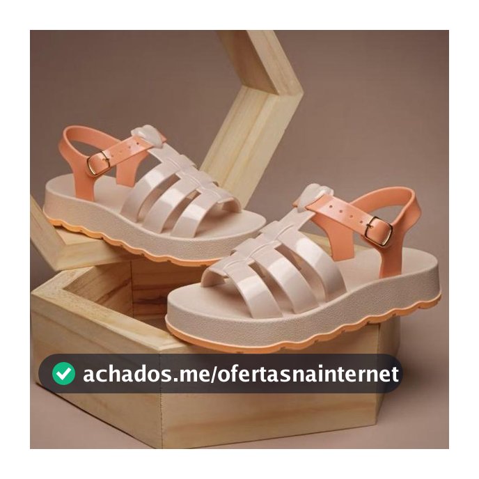 Papete Sandália Infantil 27 ao 34 Menina  Chinelo Confortável