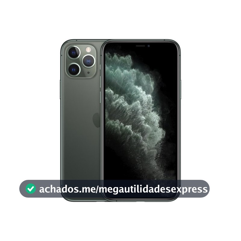 Usado: iPhone 11 Pro 64GB Verde Meia-Noite Bom - bateria 70% - Trocafy - Apple