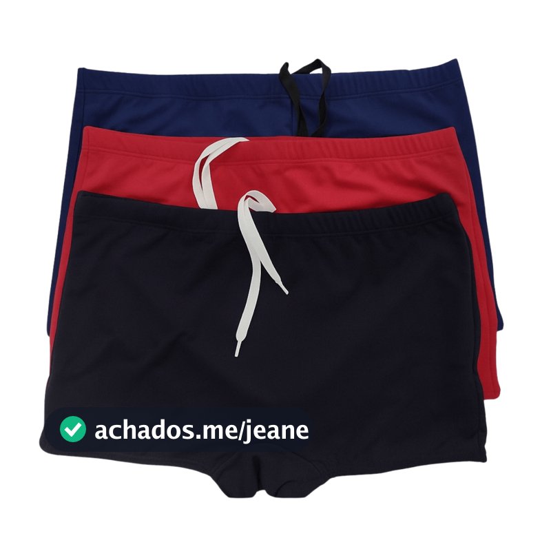 Sungas Masculina forrada modelo boxer com Proteção Uv +50 - Envio Direto da Fabrica