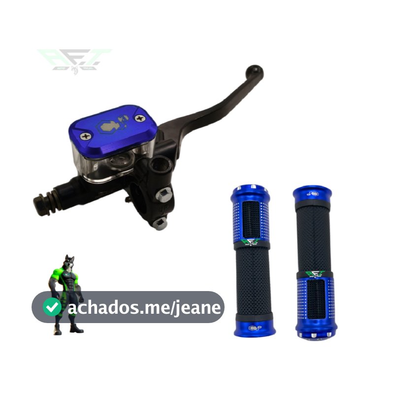 Burrinho Cilindro De Freio Esportivo Moto Titan Com Manopla Diamante de Peso Curto
