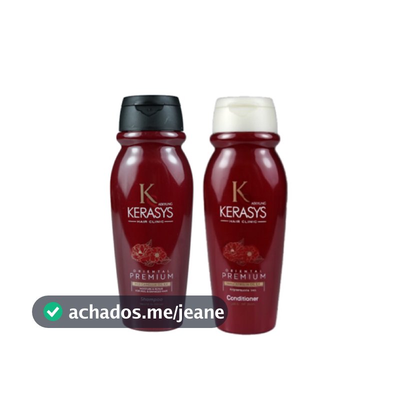 Kit Kerasys Oriental Premium Red Camellia (Shampoo 200ml + Condicionador 200ml)