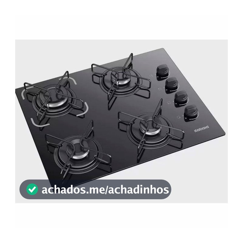 Fogão Cooktop Essencial 4 Bocas Itatiaia