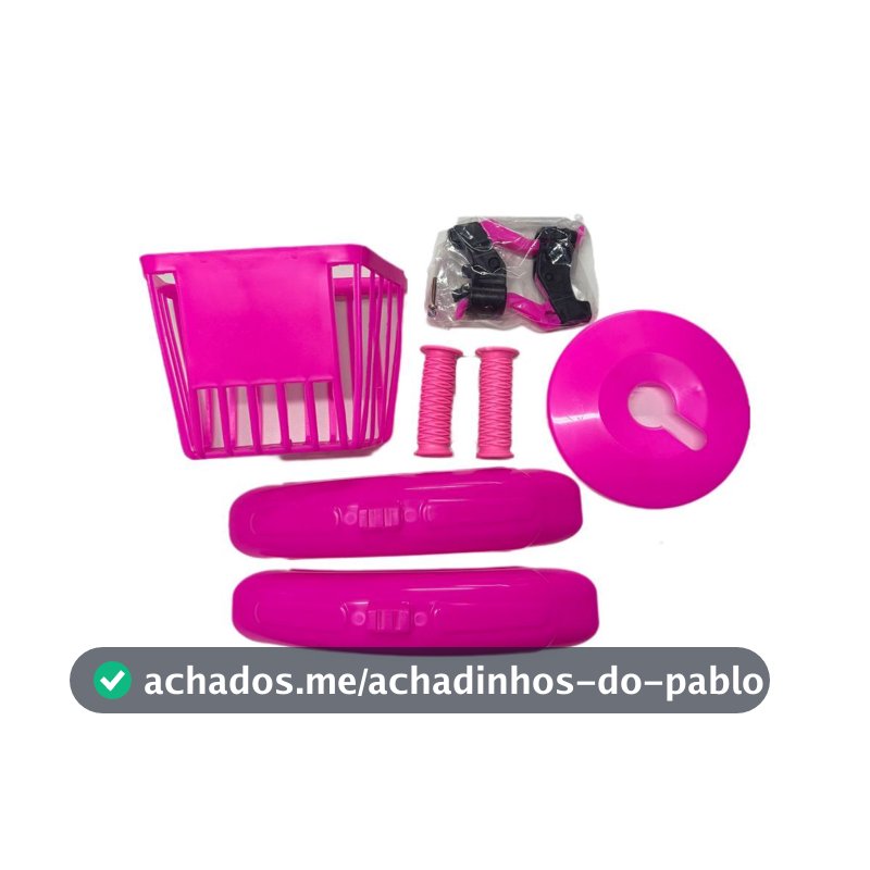 Oferta Imperdivel KIT MONTAGEM PARA BICICLETA INFANTIL ARO 16 CESTINHA ACESSORIOS INFANTIL PARA BIKE