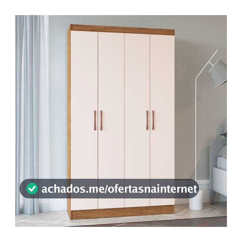 Armário Multiuso Dueto 4 Portas 8 Prateleiras 5000