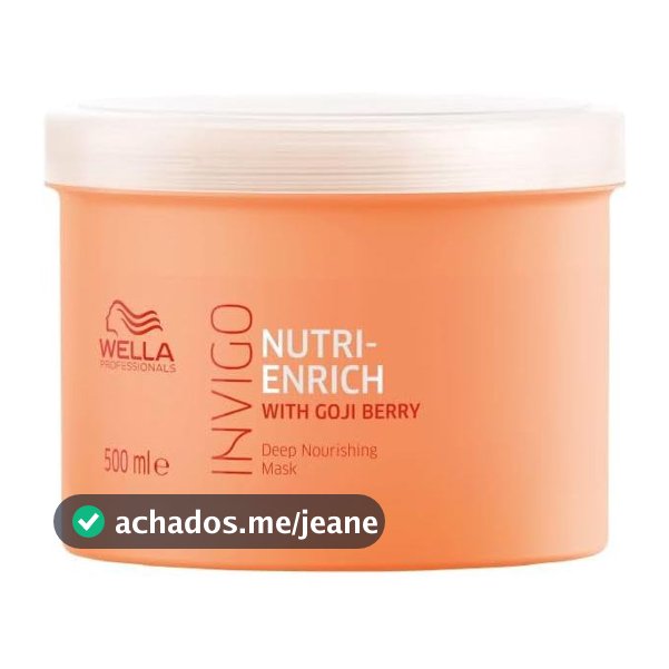 Máscara Invigo Nutri Enrich Wella 500ml