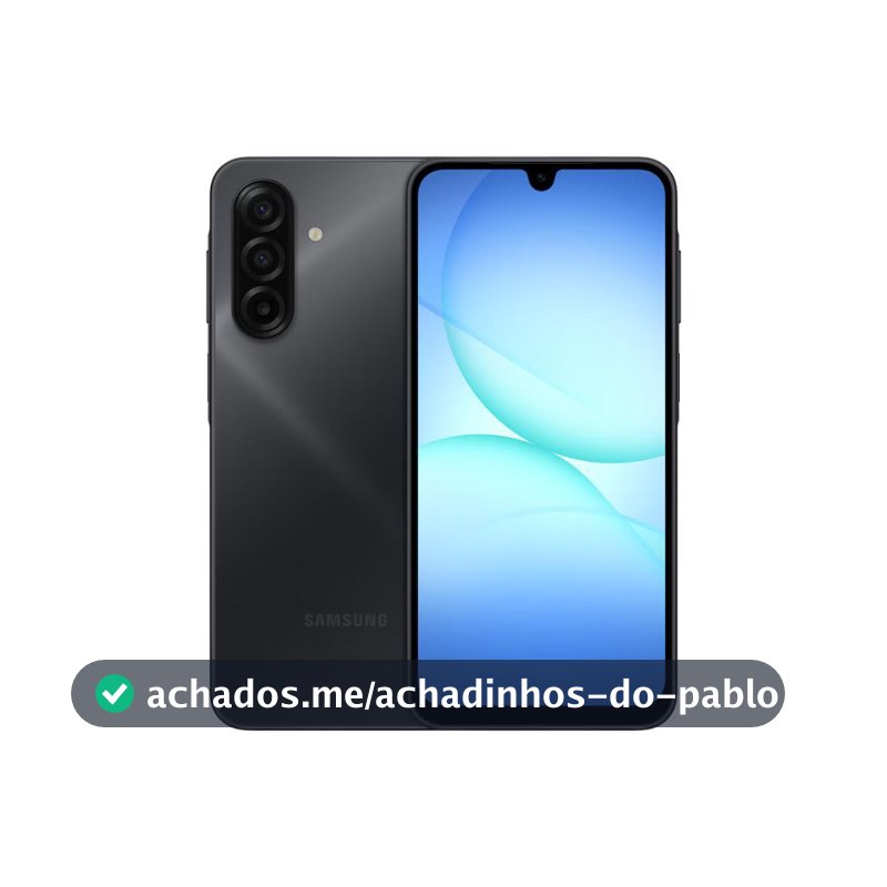 Smartphone Samsung Galaxy A17 128GB 4GB RAM 4G Preto