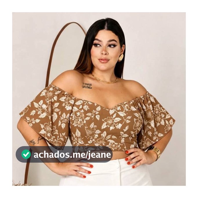 blusa feminina estilosa cropped  plus size com bojo manga morcego e amarração nas costas em duna premium