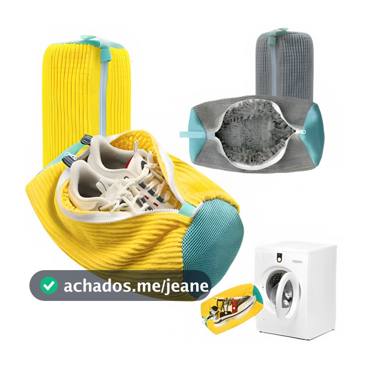 Sacos Lavar Sapato De Viagem Armazenamento Malha Lavanderia Anti Deformação Saco de Lavagem Sapato