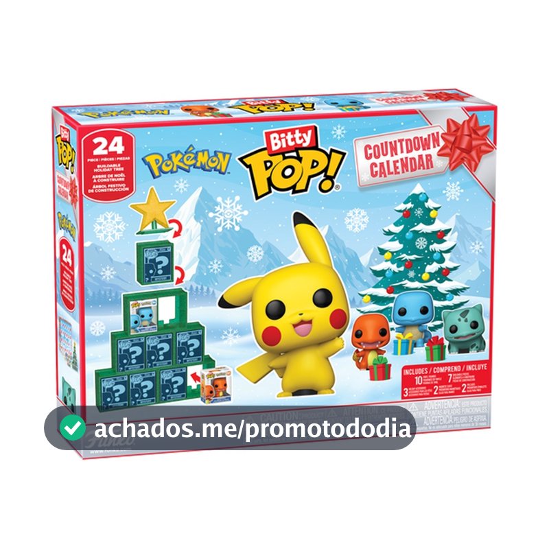 CALENDÁRIO FUNKO POP BITTY ADVENT CALENDAR 2026 - POKÉMON NOVO ORIGINAL
