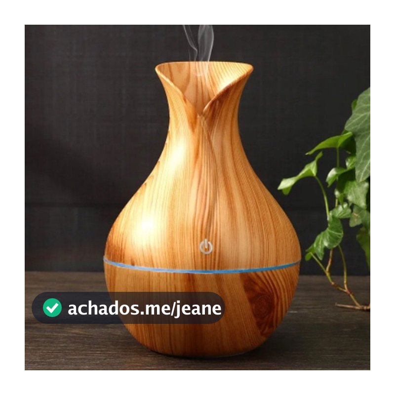 Umidificador de ar ultrassónico aromatizador difusor de ambiente USB led 7 Cores
