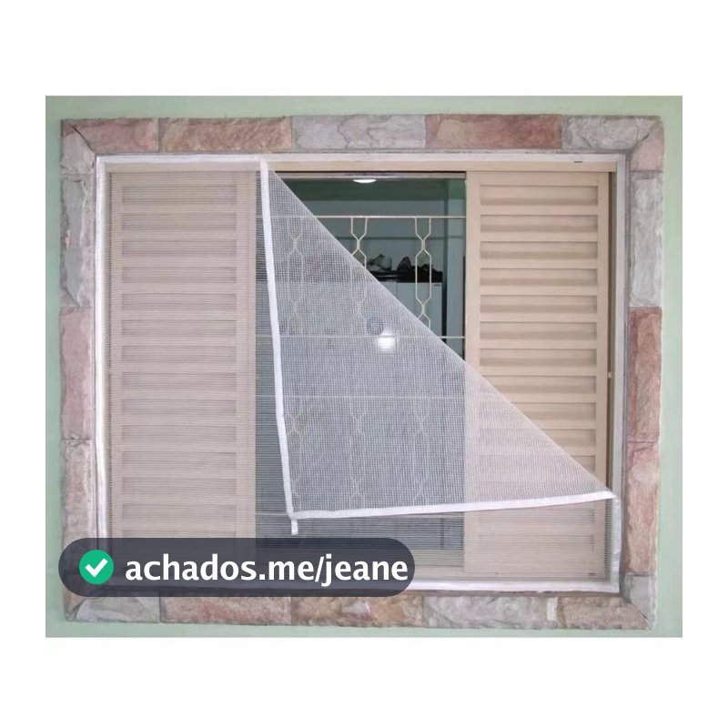 Tela Mosquiteiro Para Janela 150x130cm Com Velcro Anti-inseto Autocolante Pernilongo Removível
