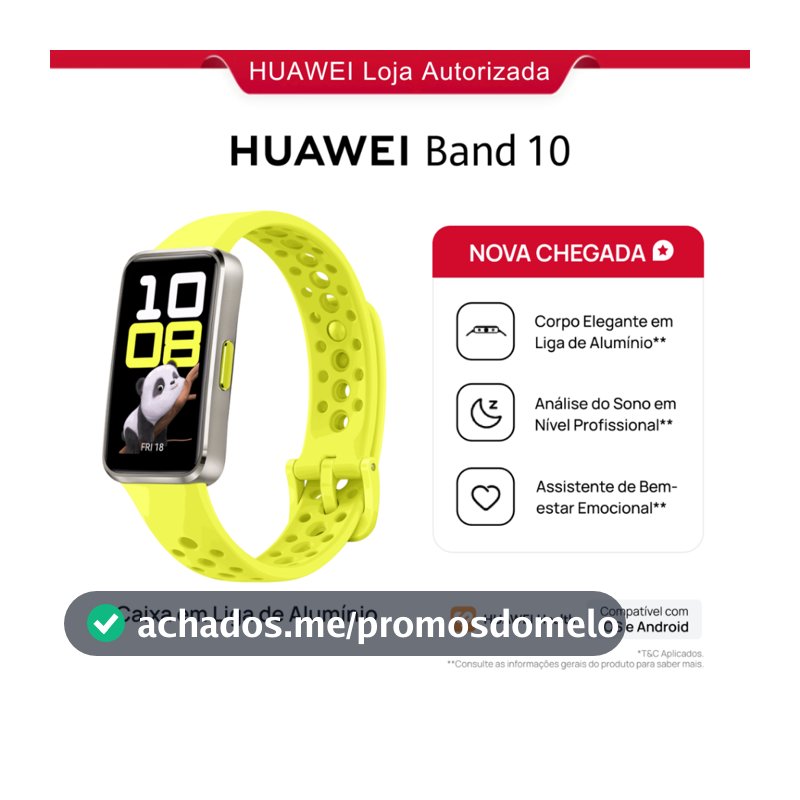 HUAWEI Band 10  Relógio Digital Smartchwatch Análise do Sono em Nível Profissional