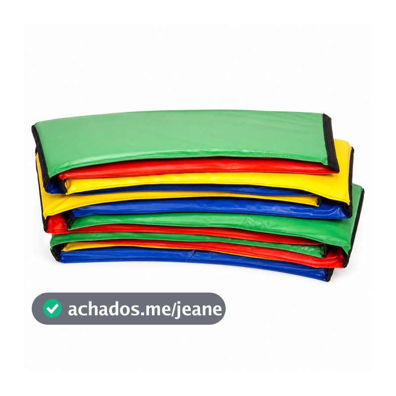 Protetor de Molas Infantil para Cama Elástica Redonda – Colorido e Acolchoado