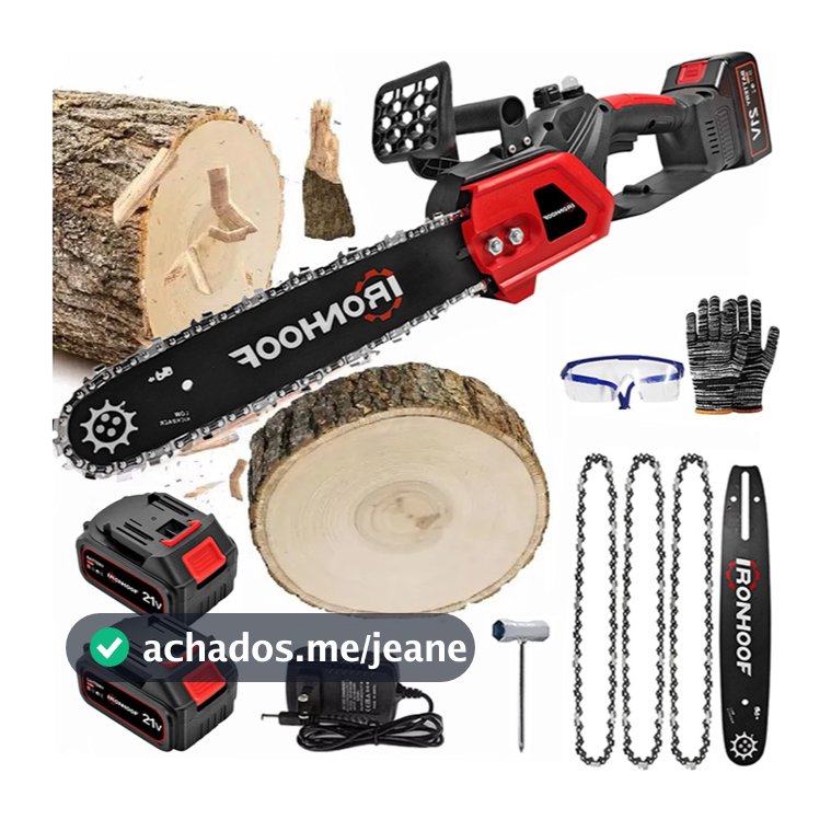 Motosserras Eletricas Potente 12/6 Polegada Brushless Sem Fio