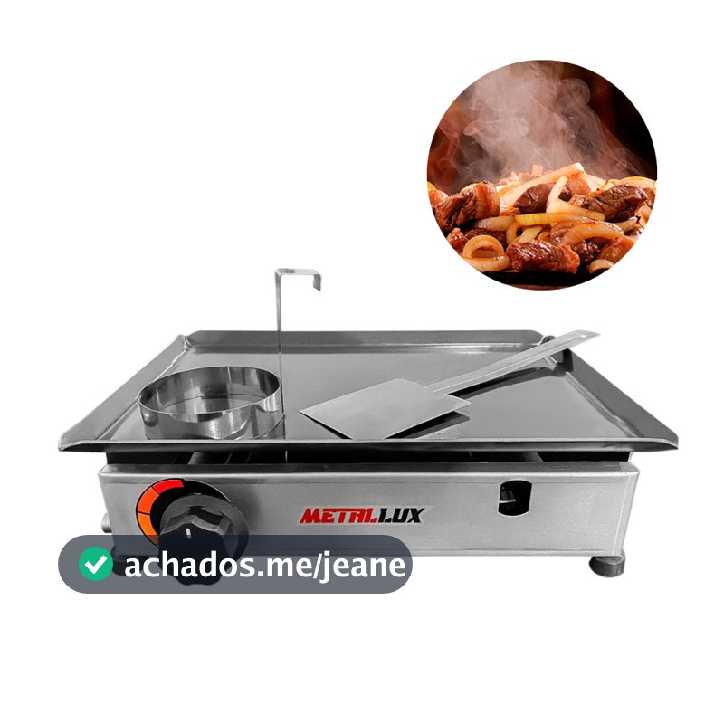 Chapa Pequena Para Lanches Porções Hamburguer