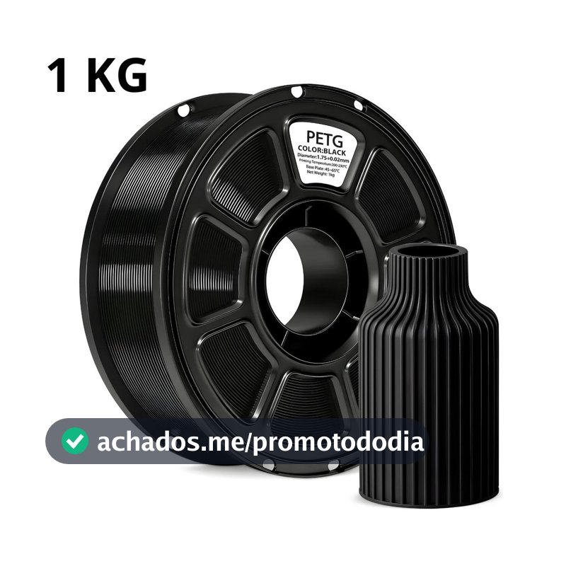 Filamento PETG 1,75mm 1kg Para Impressora 3D