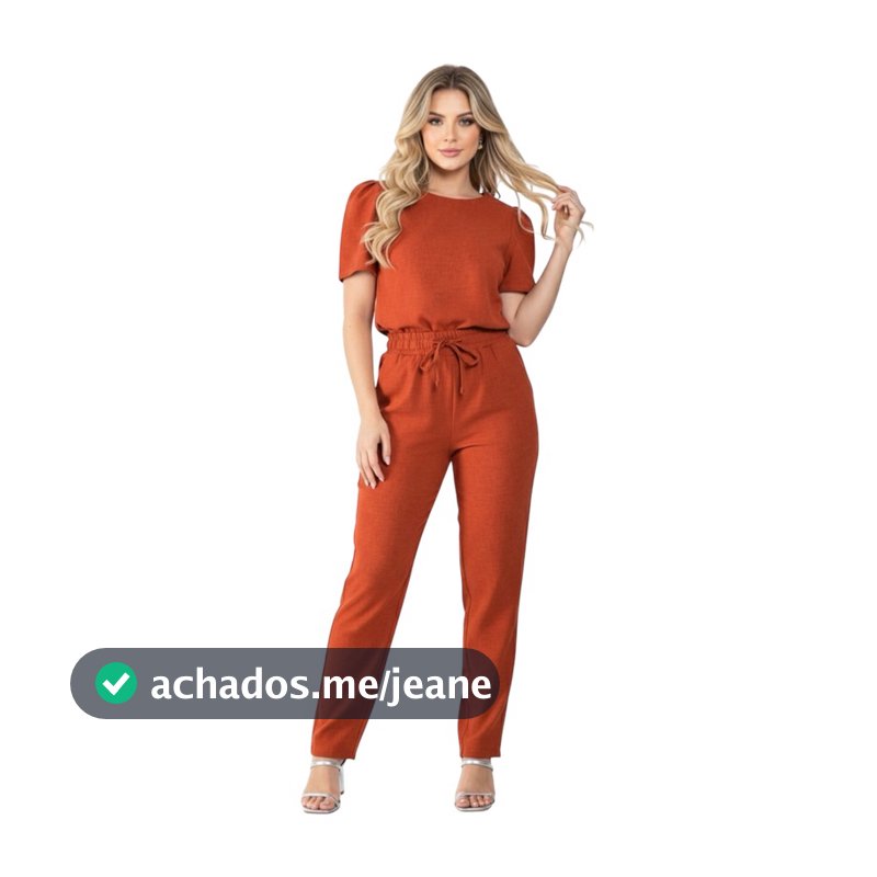 Conjunto Feminino Casual Sofisticado De Blusa Calça de Linho Roupa Feminina Uniforme scrub Promoção Oferta Alfaitaria