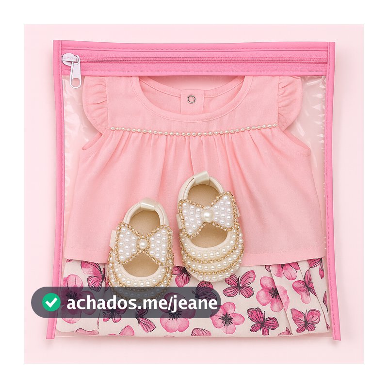 Kit 7 Saquinhos Maternidade Organizador Mala Bebê 27 x 33 MALA/VIAGEM/ROUPA MOLHADA e SECA