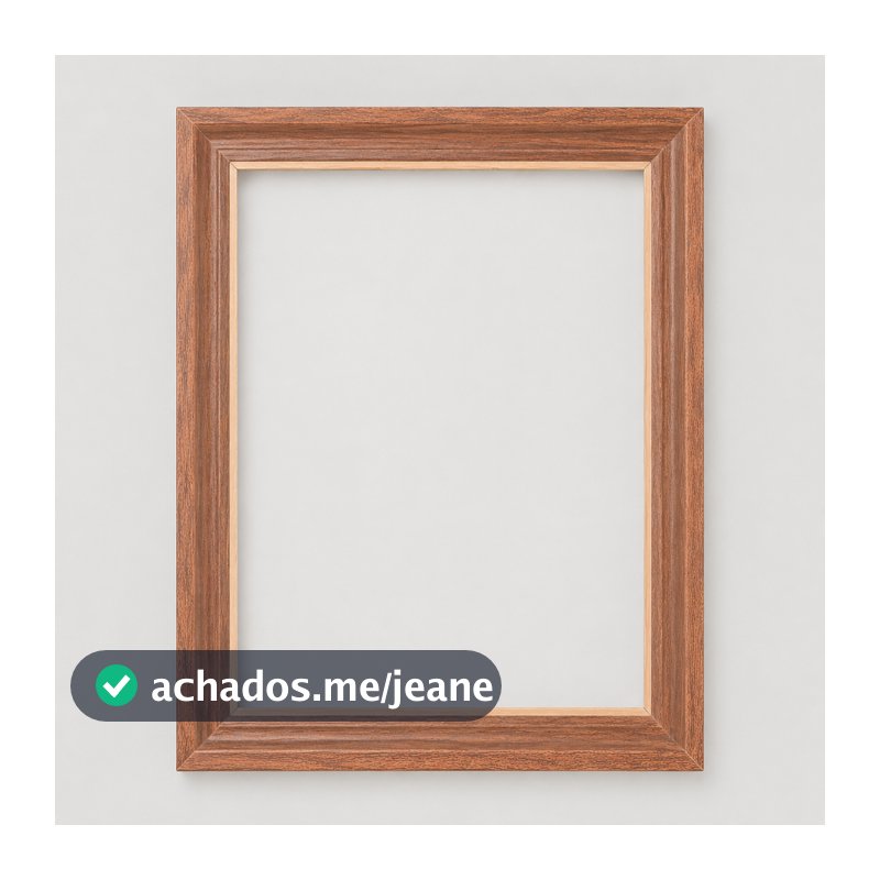 Moldura Canaleta para Tela Canvas Somente Aro Preto Branco Freijó Ypê Ouro e Marfim Premium MOLDURALLE