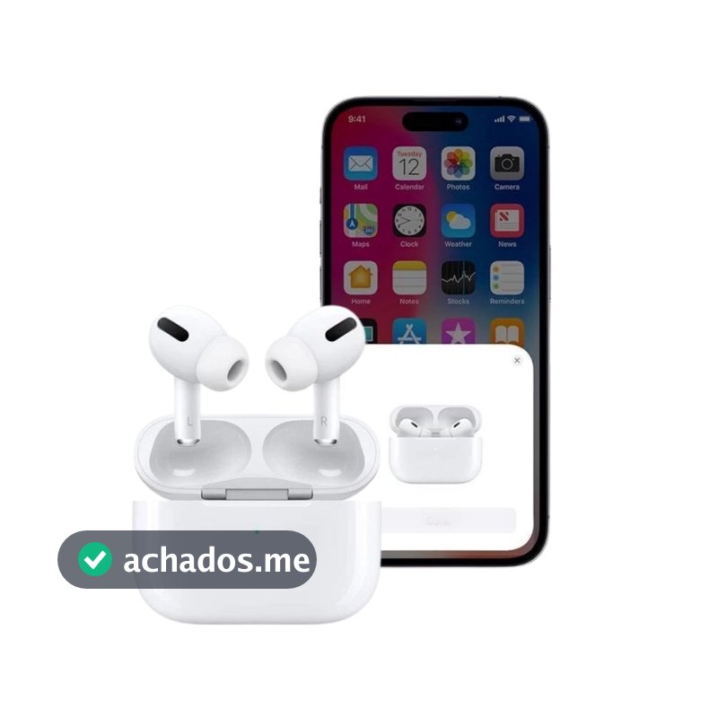 Fone de Ouvido Sem Fio Airpods PRO Air Pods 6 Com Cancelamento De Ruído Bluetooth Pop-Up