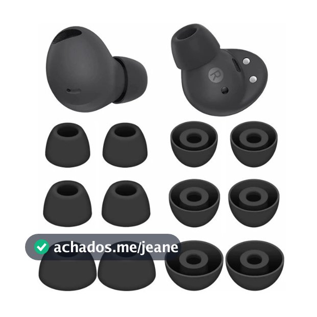 Borracha Borrachinha Silicone P/ Fones De Ouvido Intra-Auriculare  Substituição 1 Par