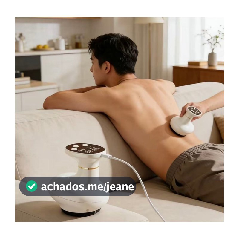 Massageador Corporal a Vácuo Elétrico – Ventosaterapia