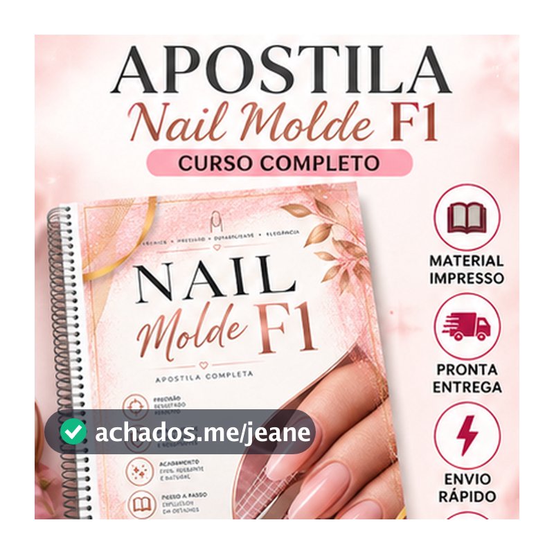 Apostila Molde F1 Completa | Curso de Molde F1 | Material de Estudo | Pronta Entrega
