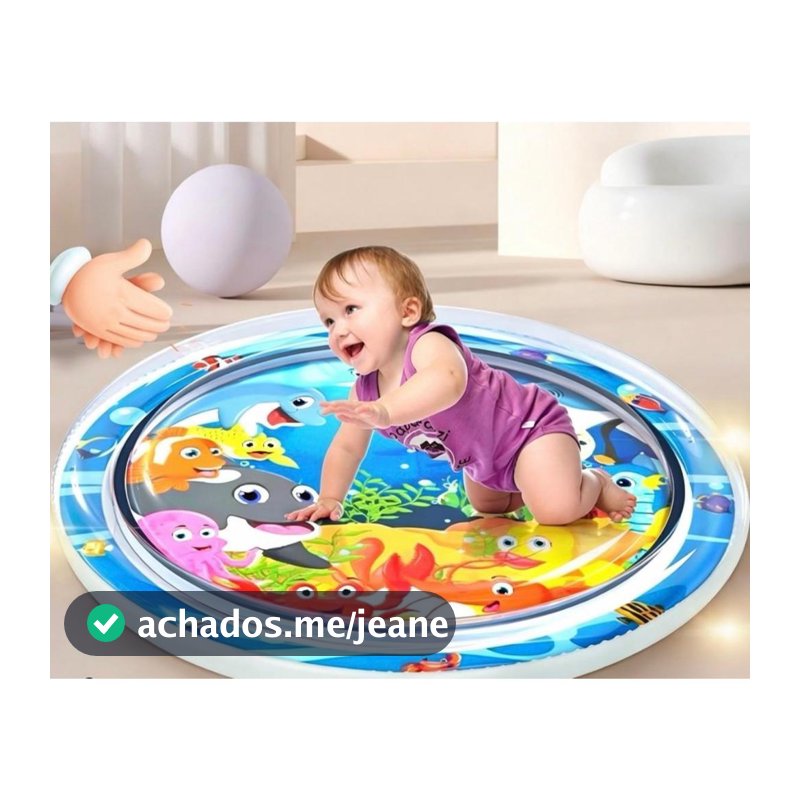 Tapete Infantil Bebê Inflável Água Atividades Sensorial Almofada Menino e Menina  Milly_Shop