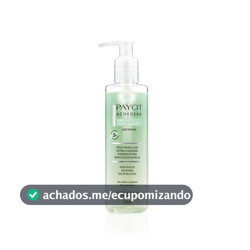 Sabonete Liquido Higienizante Facial Payot Acnederm 210ml