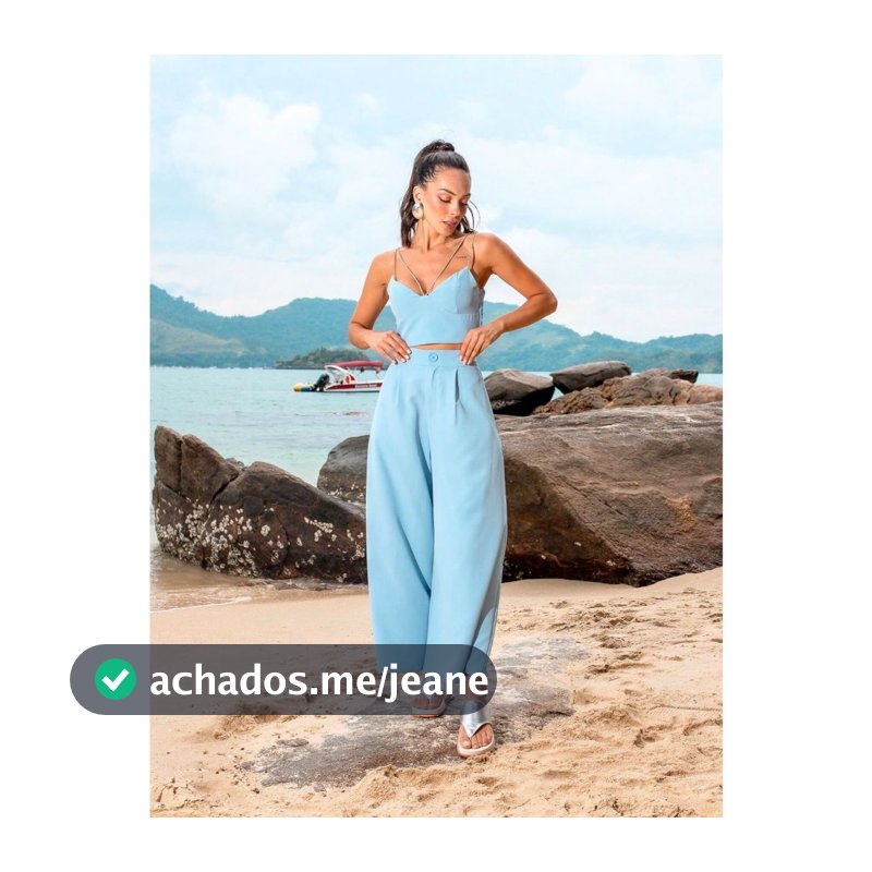 Conjunto de Alfaiataria com Regata Bustier alça strass Calça Pantacourt- elegância em cada detalhe