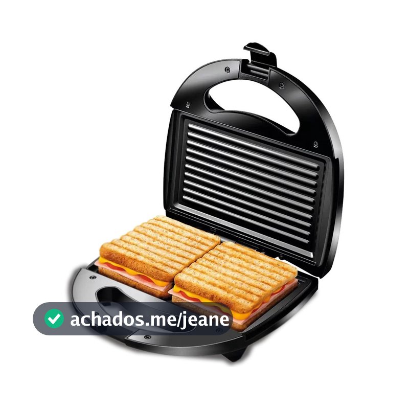 Sanduicheira Grill Antiaderente Black 750w 127/220v