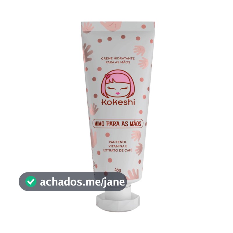 Creme Hidratante para as Mãos e Cutículas Kokeshi Maciez e Hidratação 45g