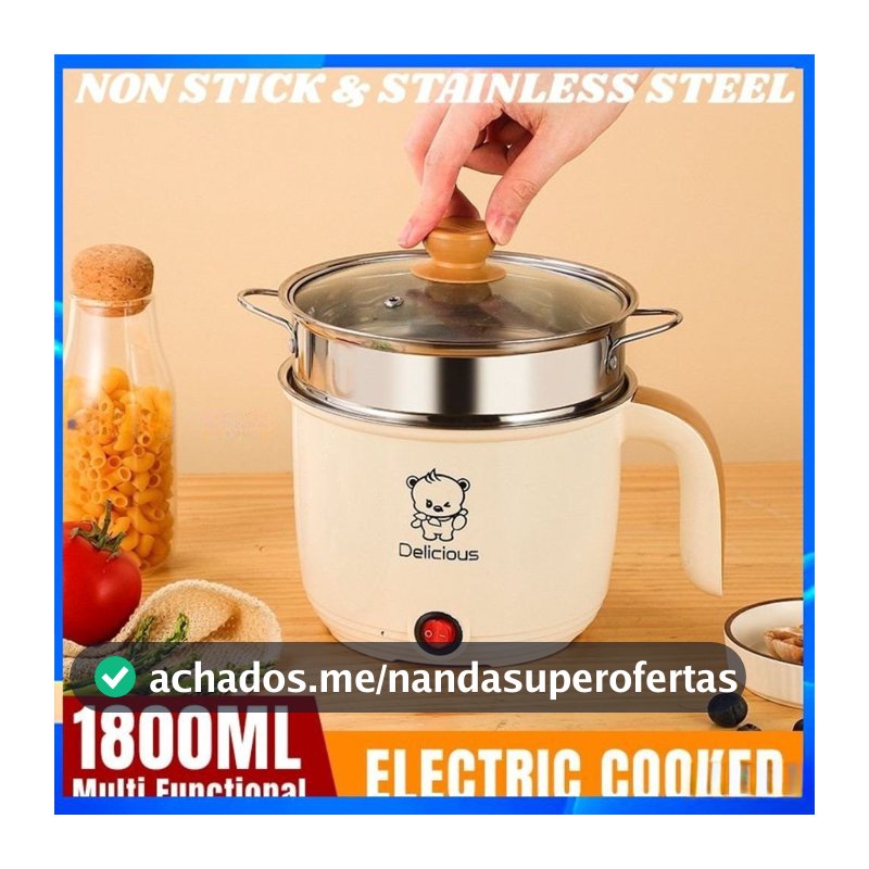 1.8L Panela De Arroz Elétrica Multi-Camadas/De Dupla Camada Dormitório Doméstico Funções