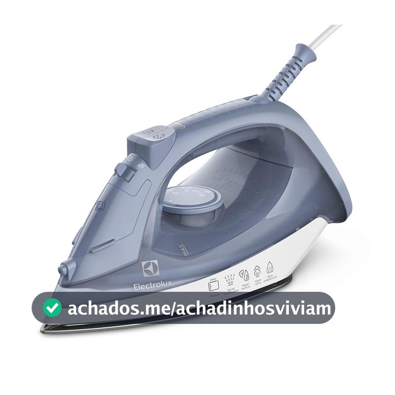 Ferro de Passar Roupa a Vapor e a Seco Electrolux Efficient com Vapor Vertical (ESI10)