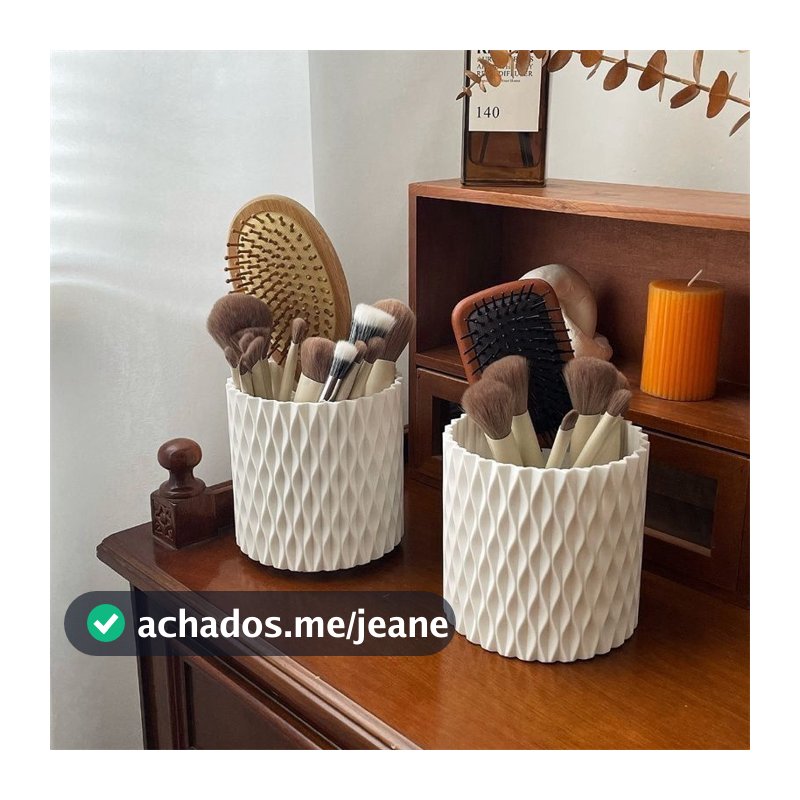 Porta-Pinceis Giratório de 360° para pincéis de maquiagem