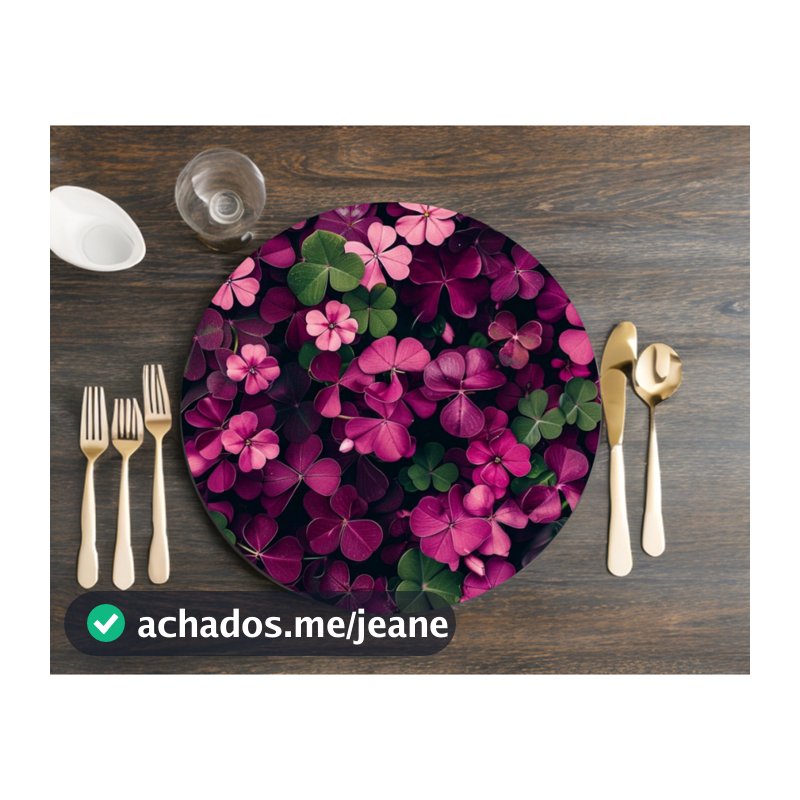 Kit de Capas Para Supla / Sousplat / Jogo Americano Para Mesa de Jantar Estampas Diversas