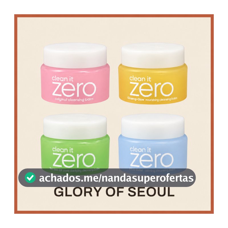 [MINI] Bálsamo De Limpeza BANILA CO Clean It Zero 7ml/6 Tipos