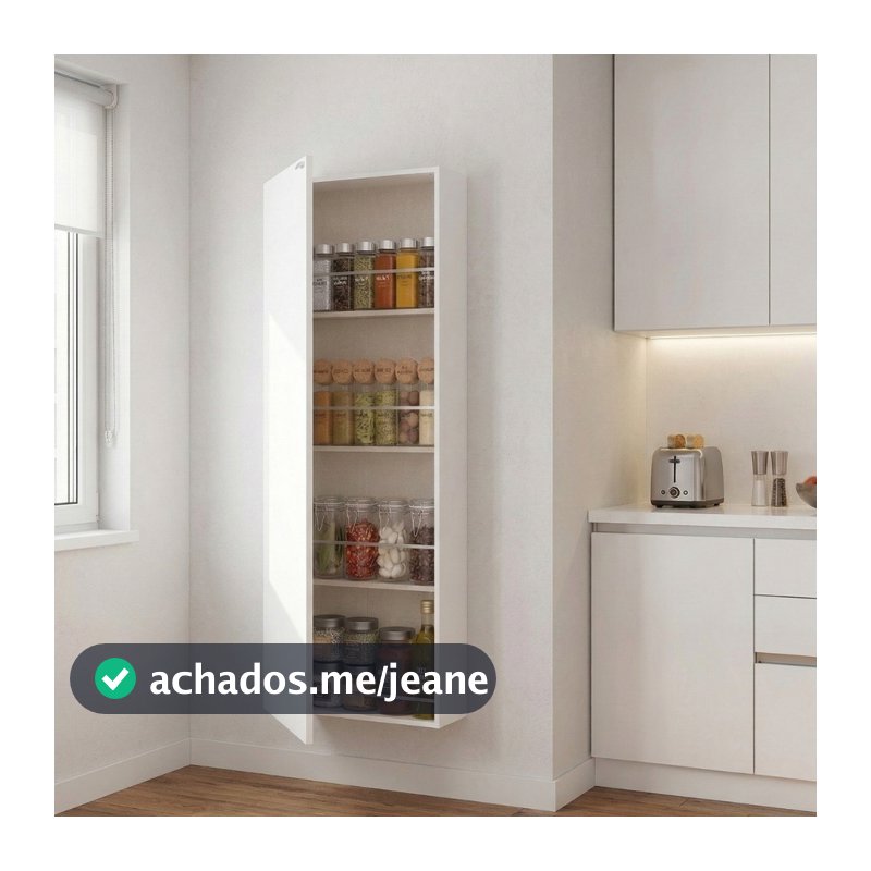 Armário Organizador Utilitário 1 Porta Branco Carraro