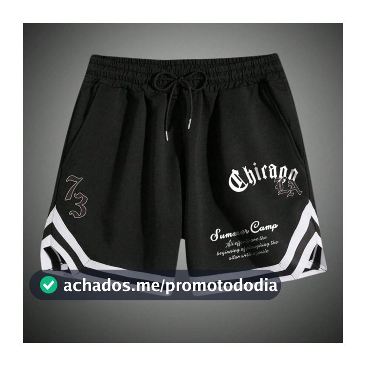 Bermuda Style Basquete Street Masculina Drip Chicago 73