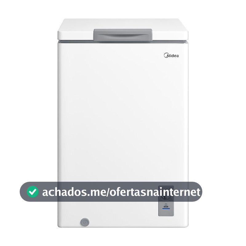 Freezer Horizontal Midea 100L Inverter 3 em 1 MDRC151 Branco Bivolt